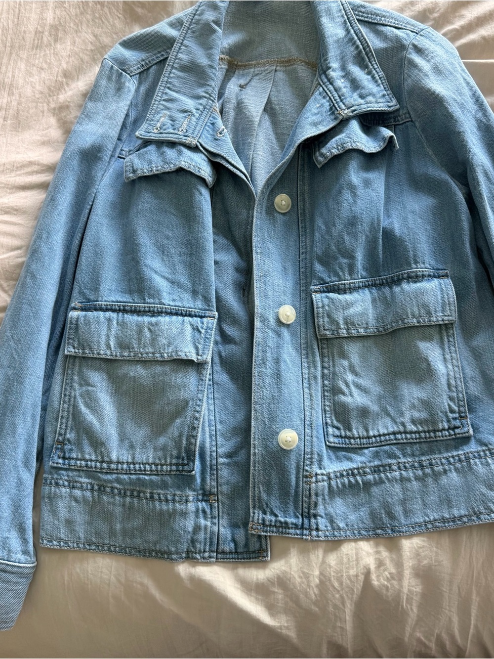 LOFT light blue denim jacket